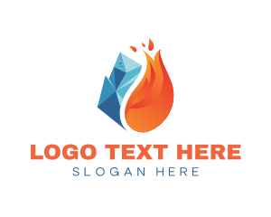 Iceberg Flaming Business logo