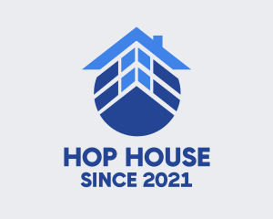 Blue Housing Development  logo design