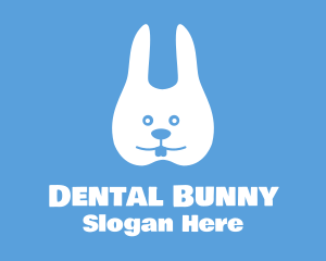 Dental Children's Tooth Rabbit logo