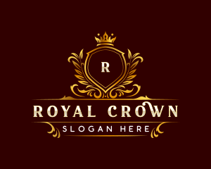 Elegant Crown Monarch logo