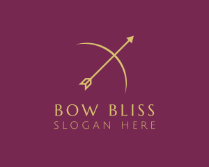 Premium Bow Arrow  logo design