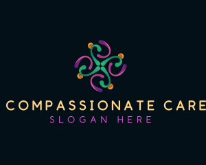 Human Community Organization logo design