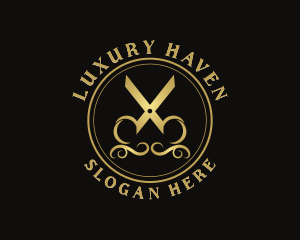 High End Scissor Beautician  logo