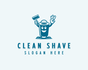 Cleaning Bucket Housekeeping logo design