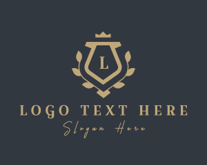 Company - Premium Royal Shield logo design
