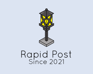 Post Lantern Fixture logo design