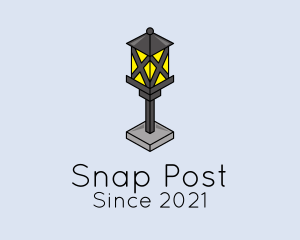 Post Lantern Fixture logo design