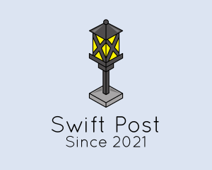 Post Lantern Fixture logo design