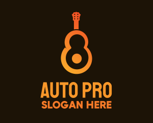 Orange Guitar Number 8 logo