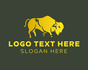 Gold Bison Zoo logo