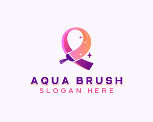 Paint Brush Painting logo design