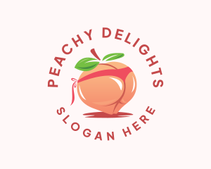 Erotic Peach Lingerie logo design