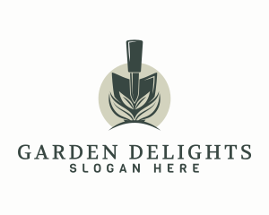 Gardening Trowel Plant logo design