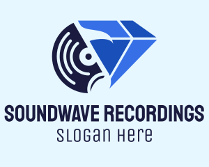 Diamond Music Recording Studio logo design