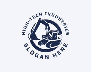 Industrial Backhoe Excavator logo