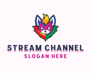 Fox Gamer Streaming logo design