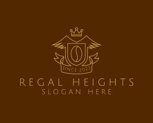 Royal Regal Cafe Wings logo design