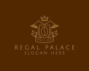 Royal Regal Cafe Wings logo design