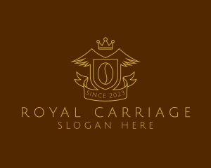 Royal Regal Cafe Wings logo design