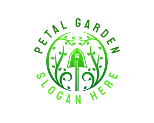 Shovel House Landscaping logo design