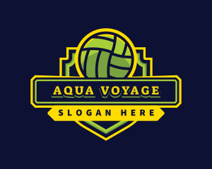 Sports Club Volleyball Team logo design