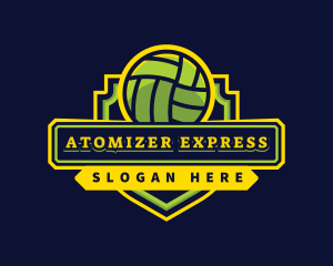 Sports Club Volleyball Team logo design