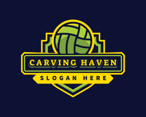 Sports Club Volleyball Team logo design