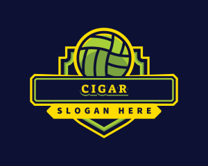 Sports Club Volleyball Team logo design