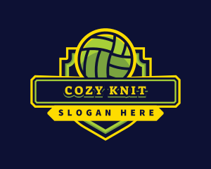 Sports Club Volleyball Team logo design