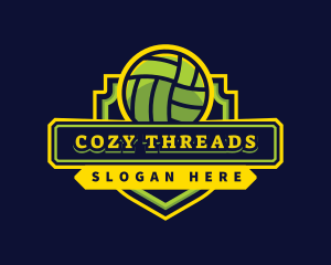 Sports Club Volleyball Team logo design