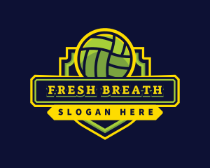 Sports Club Volleyball Team logo design