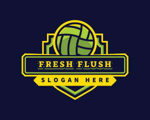 Sports Club Volleyball Team logo design