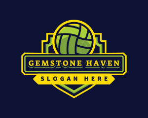 Sports Club Volleyball Team logo design