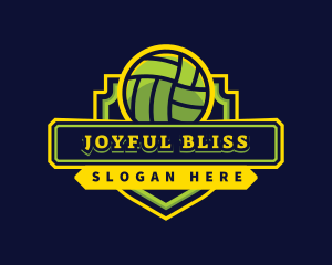 Sports Club Volleyball Team logo design