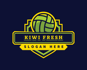 Sports Club Volleyball Team logo design