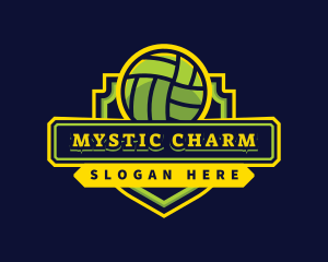 Sports Club Volleyball Team logo design