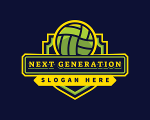 Sports Club Volleyball Team logo design