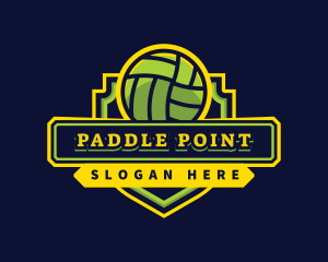 Sports Club Volleyball Team logo design