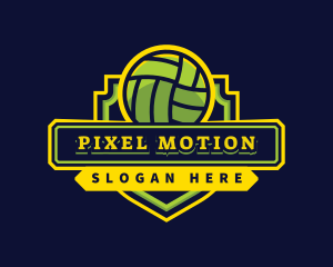 Sports Club Volleyball Team logo design