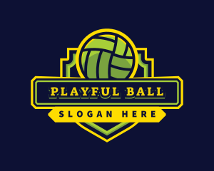 Sports Club Volleyball Team logo design