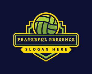 Sports Club Volleyball Team logo design