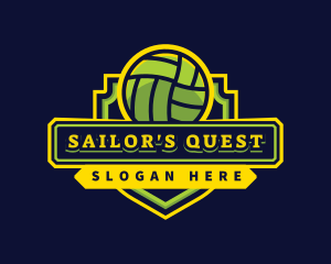 Sports Club Volleyball Team logo design