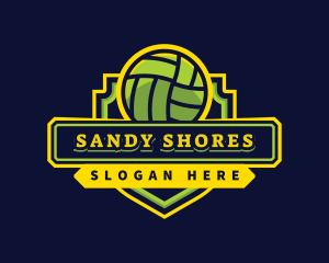 Sports Club Volleyball Team logo design