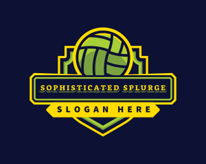 Sports Club Volleyball Team logo design