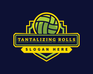 Sports Club Volleyball Team logo design