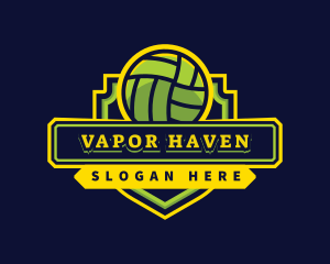 Sports Club Volleyball Team logo design