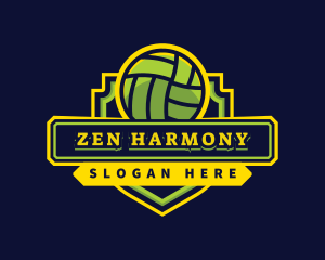 Sports Club Volleyball Team logo design