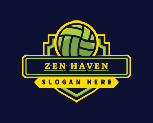 Sports Club Volleyball Team logo design