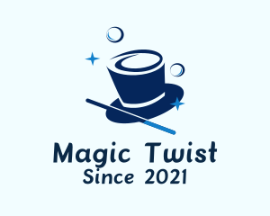 Magic Wand Hat  logo design