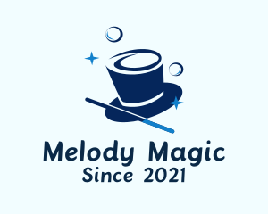 Magic Wand Hat  logo design